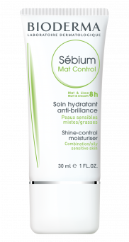 Bioderma Sebium Mat control Shine-control Mattifying moisturiser cream Combination to oily skin