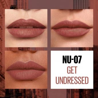 Maybelline Sensational Liquid Matte Lipstick 07 Get Undressed