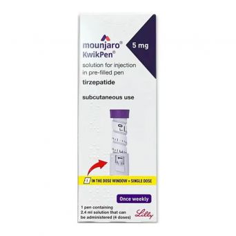 Mounjaro KwikPen 5 mg/0.6 mL box – tirzepatide injection pen UAE