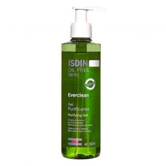 Isdin Everclean Purifying Gel 240ml bottle front view