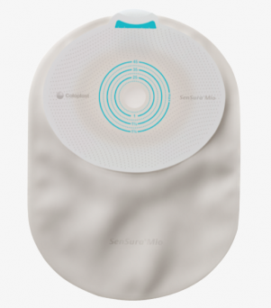 SenSura Mio - BodyFit Technology - Flat - 1 piece system -  closed bag - with circle filter 430 - maxi -  with window - cuttable size 15-45mm