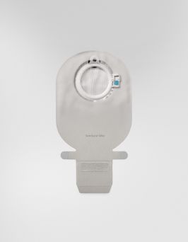 SenSura Mio Click  - 2 piece system - open bag - maxi- opaque -  with circle filter 430- with window - coupling 50mm- Reference# 11456
