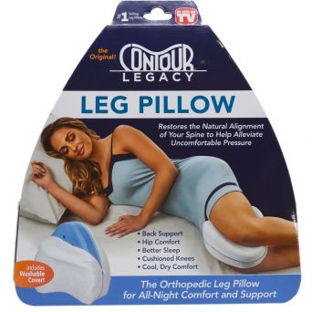 Contour Leg Pillow White 29-450R