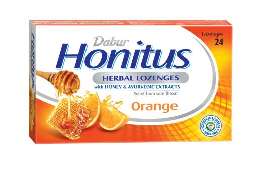 Dabur Honitus Herbal Lozenges Orange