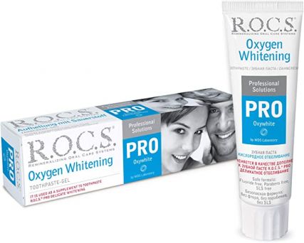 Rocs PRO Oxywhite Gel Toothpaste 50ml