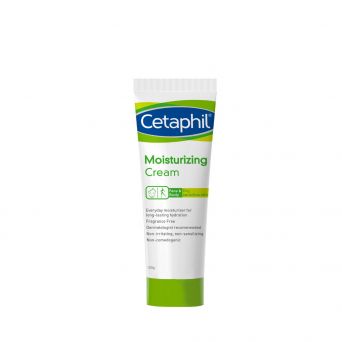 Cetaphil Moisturizing Cream 100g tube front view for dry and sensitive skin