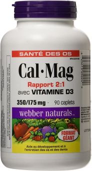 Calcium Magnesium 2:1 ratio, with Vitamin D3 90's