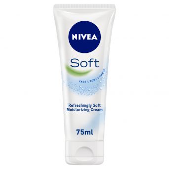 Nivea Soft Moisturizing Cream, Refreshingly Soft, Tube 75ml