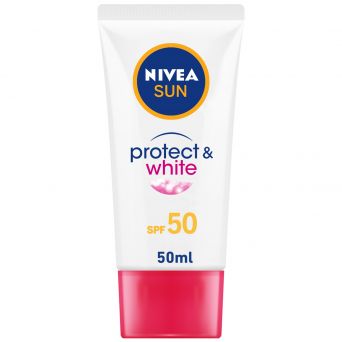 Nivea Sun Protect & White Sun Cream, SPF50, Tube 50ml