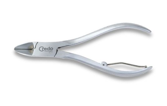 Credo Nipper-Nail Matt Chromium Rounded Tips Diabetes