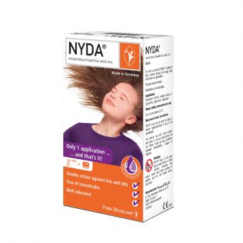 Nyda Anti lice Preparation (92% Dimethicone) 50ml Scalp Solution Pump Spray Bottle