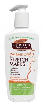Front view of Palmer’s Cocoa Butter Massage Lotion for Pregnancy Stretch Marks 250 ml bottle