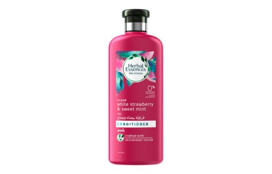 Herbal Essences Bio:Renew Clean White Strawberry & Sweet Mint Conditioner 400ml