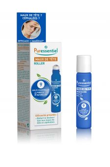 Pureessentiel Headache Roller With 9 Essential Oils 5ml