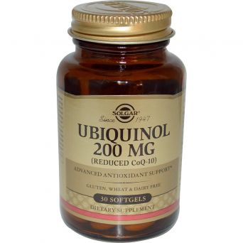 Solgar Ubiquinol 200 Mg (Reduced Coq-10) 30 Softgels
