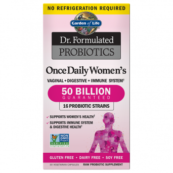 Garden of Life Dr. Formulated Probiotics For Women, Once Daily, 30 Capsules