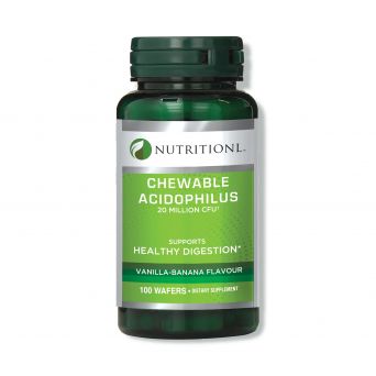 Nutritionl Acidophilus Chewable 100 Wafers