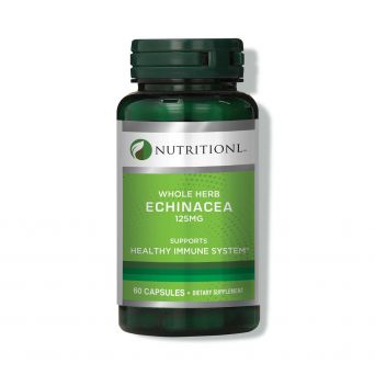 Nutritionl Whole Herb Echinacea 125mg 60 Capsules