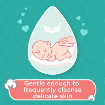 Johnson's Newborn Baby Wipes - Cottontouch, Extra Sensitive Pack Of 20 Wipes