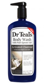 Dr Teal's Epsom Salt Body Wash - Activated Charcoal 710ml