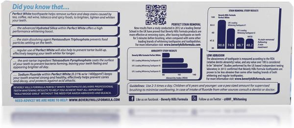 Beverly Hills Formula Perfect White Toothpaste 125ml