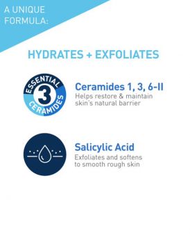 CeraVe salicylic acid foot cream for rough heels