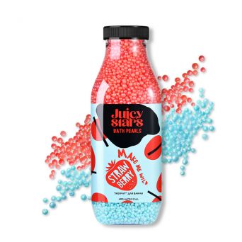 Juicy Stars Bath Pearls Make Me Wild Strawberry 400 ml