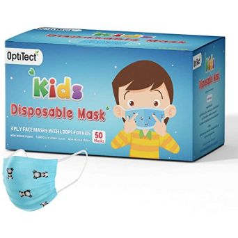 Kids Disposable Face Mask Blue 50's