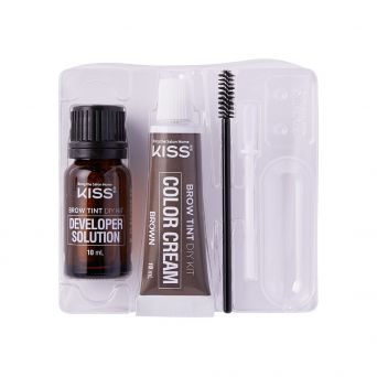 Kiss Brow Tint Diy Kit Brown Kebt01C