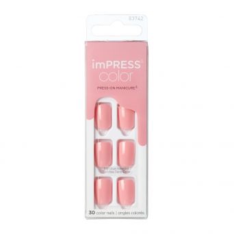 Kiss Impress Color Nails Pretty Pink Kimc003C