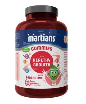 Martians For Healthy Growth With Boneactive Gummies 60's