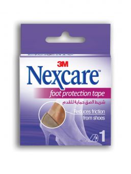 Nexcare Foot Protection Tape, 25 mm x 5 m, FPT-15, 1 roll
