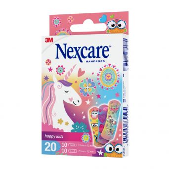 Nexcare Happy Kids Plasters Magic, Assorted, 20's