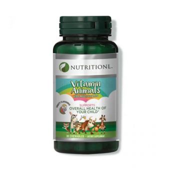Nutritionl Vitamin Animals Kids Chewable Tablet 30'S
