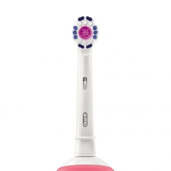Oral B Vitality 200 Electric Rechargeable Toothbrush, with travel case, Pink