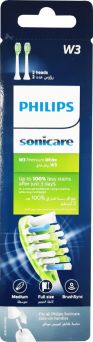 Philips Sonicare W3 Premium White Brush Heads 2'S White Hx9062/17