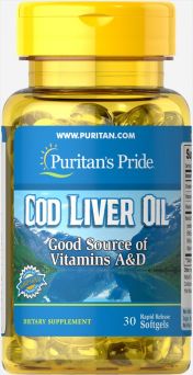 Puritan's Pride Cod Liver Oil 415 mg