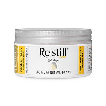 Reistill Repair Essential Hair Mask 300 ml with bio argan oil for damaged hair – product jar front view