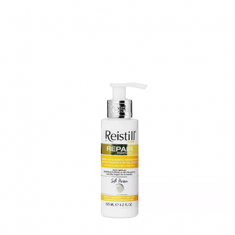 Reistill Repair Essential Hair Serum 125 ml for bleached and damaged hair with silk protein, argan oil and keratin – repairing leave-in treatment pump bottle