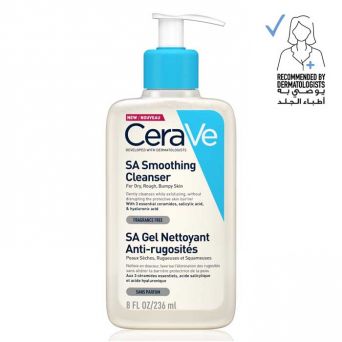 CeraVe SA Smoothing Cleanser 236ml for rough, dry skin UAE