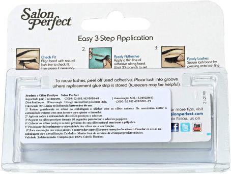 Salon Perfect Be Natural 21 Black Eye Lashes