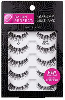 Salon Perfect Go Glam Multi Pack Demi Wispies Eye Lashes