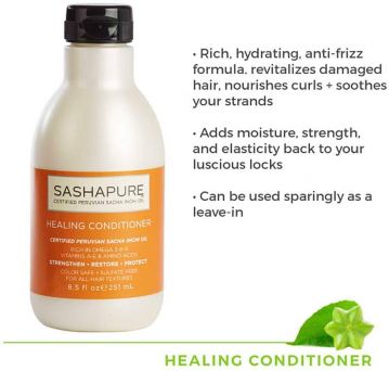 Sashapure Healing Conditioner 8.5 Oz (251ml)