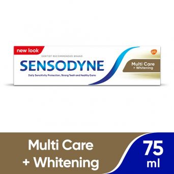 Sensodyne Multi Care + Whitening Toothpaste, 75ml
