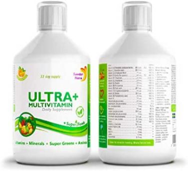 Swedish Nutra Ultra+ Multivitamin Liquid 500ml