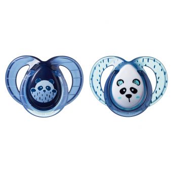 Tommee Tippee Anytime Soother, Pack of 2, (6-18 months) - (Mix)