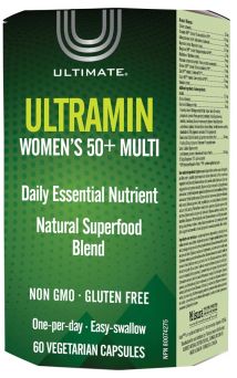 Ultimate Ultramin-Women's 50+ Multi 60's Vegcaps