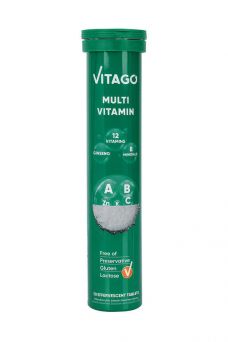 Vitago Multivitamin Effervescent Tablet 20'S