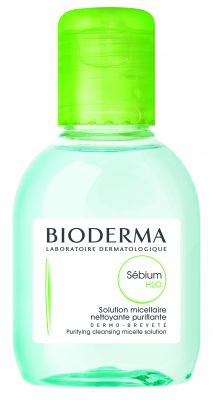 Bioderma Sebium H2O Purifying Cleansing Micellar Water Make-Up Remover Combination to Oily Skin 100ml