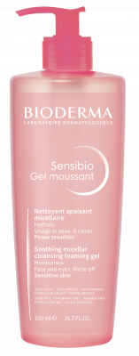 Bioderma Sensibio Gel moussant Soothing micellar cleansing foaming gel Sensitive skin 500ml